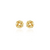 Brinco ninho - Banho de ouro 18k - Rubidea