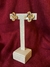 Brinco flor - Banho de ouro 18k e de ródio branco