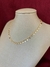 Choker mini medalhas - Banho de ouro 18k