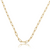 Conjunto elos retangulares - Banho de ouro 18k - comprar online