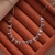Choker triângulos - Banho de ródio branco na internet