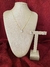 Conjunto gota cristal