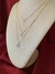 Colar triplo cristal