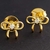 Brinco Lacinho 10cm com Zircônia Cristal - Banhado a Ouro 18k - comprar online