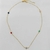 Colar 45cm com Pedras Coloridas 5mm - Elegância Vibrante em Ouro 18K - Loja de Semijoias - Apimentada Semijoias