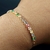 Pulseira Veneziana Ajustável com Zirconia - Banhada a Ouro na internet