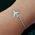 Pulseira Veneziana Ajustável com Avião 15mm - Estilo e Aventura em Prata