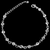 Pulseira 16 Zircônias 4mm Cristal - Brilho e Elegância em Prata - comprar online