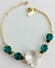 Pulseira Elo Português Gotas 13x18 Cristal - loja online