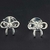 Brinco Lacinho 10cm com Zircônia Cristal - Banhado a Prata - comprar online