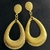 Brinco Gota Vazada Diamantada - Banhado a Ouro 18k - comprar online