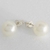 Brinco Pérola 8mm - Banhado a Prata - comprar online