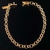 Pulseira Masculina Elo Portugues 5mm 21cm - Banhado a Ouro