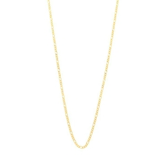 Cordão Rommanel laminado folheado a ouro 18k Cód. 530109 60cm
