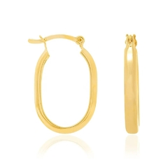 Brinco argola folheado a ouro 18k Cód. 520808 - comprar online