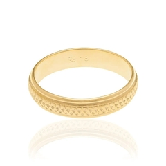 Aliança Rommanel banhada a ouro 18k Cód. 510916 2,5mm - comprar online