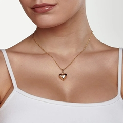 Pingente Rommanel folheado a ouro coração liso 540870 - comprar online