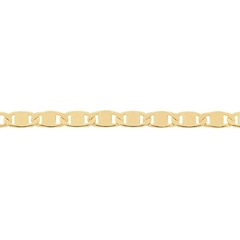 Cordão Rommanel masculino folheado a ouro 531306 60cm - comprar online