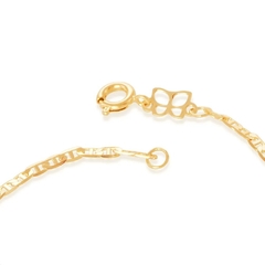 Pulseira menino Rommanel infantil folheada a ouro 550744 14cm na internet