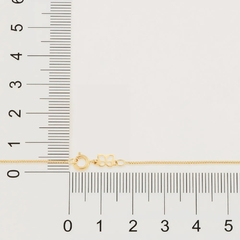 Gargantilha Rommanel veneziana folheada a ouro 18k Cód. 531310 42cm - Coutinho Joias Folheadas Rommanel