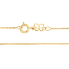 Cordão Rommanel folheado a ouro fio veneziano 531311 50 cm - comprar online