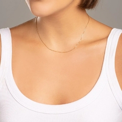 Gargantilha Rommanel veneziana folheada a ouro 18k Cód. 531310 42cm - comprar online