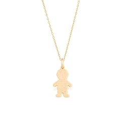 Pingente Rommanel folheado a ouro menino 540175 - comprar online