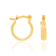 Brinco argola Rommanel folheado a ouro Cód. 523579 - comprar online