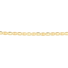Cordão rommanel diamantado folheado a ouro Cód. 531156 50cm na internet