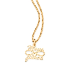 Pingente Rommanel meus filhos folheado a ouro Cód. 542390 - comprar online