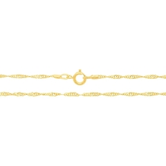 Gargantilha corrente Rommanel folheada a ouro cingapura 530590 42cm - comprar online