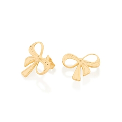 Brinco rommanel folheado a ouro laços Cód. 524088 - comprar online