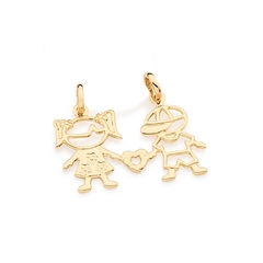 Pingente Rommanel Filhos Casal 541937