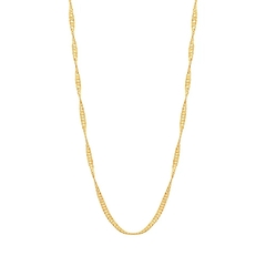 Corrente Rommanel cingapura com Pingente Estrela de Davi Masculino 60cm 530419 540136 na internet