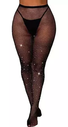 Medias de red con Strass - Maldiva Sexshop