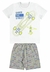 PIJAMA INFANTIL BRILHA NO ESCURO SKATE BOCA GRANDE REF: 46269