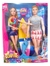 Kit Boneca E Boneco Articulado Com Acessórios - MUNDO ENCANTADO KIDS