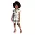 VESTIDO INFANTIL MILON FLORAL REF: 13816