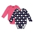 Kit Bodys Bebê Feminino Kyly Cotton Ref: 207896