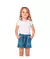 Shorts Jeans Infantil Feminino Mania Kids Ref: 5009 - comprar online