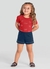 Blusa infantil menina com laços em strass Mundi Ref.: 36121 - MUNDO ENCANTADO KIDS