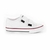 Tênis Infantil Diversão Canvas Velcro Branco Ref: DI0006