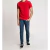 Camiseta Tommy Hilfiger Gola C Regular - Vermelho - loja online