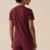 Camiseta Fila Regular Basic Outline Feminina - Vinho - comprar online