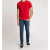 Camiseta Tommy Hilfiger Gola C Regular - Vermelho - Bel Magazine