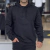 Imagem do Blusa Moletom Calvin Klein Logo Relevo - Preto