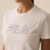 Imagem do Camiseta Fila Regular Basic Outline Feminina - Branco