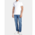 Imagem do Polo Aramis Básica 4 Frisos - Branco com Azul Marinho