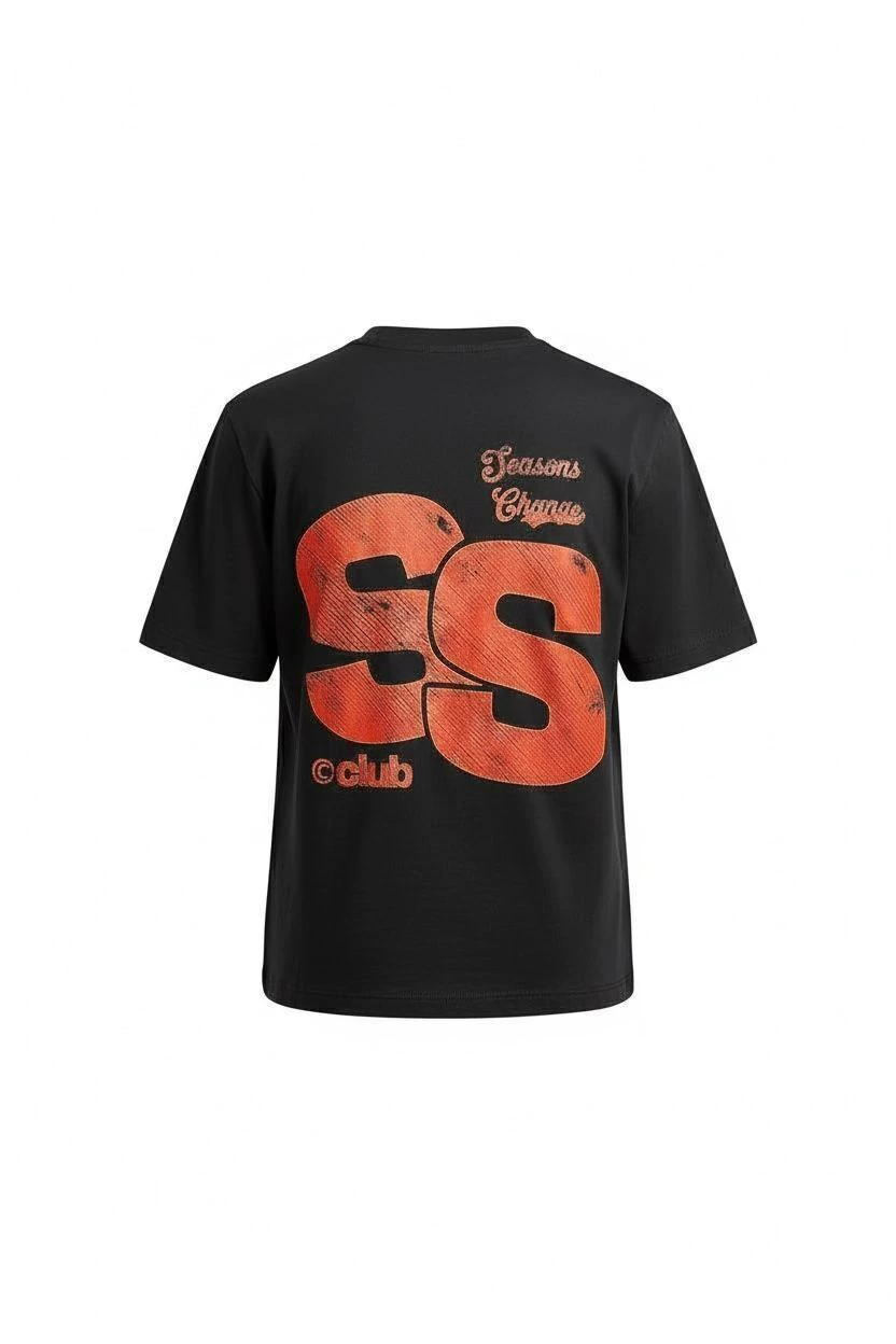 CAMISA OVERSIZE SEASONS CLUBE BLACK CHANGE