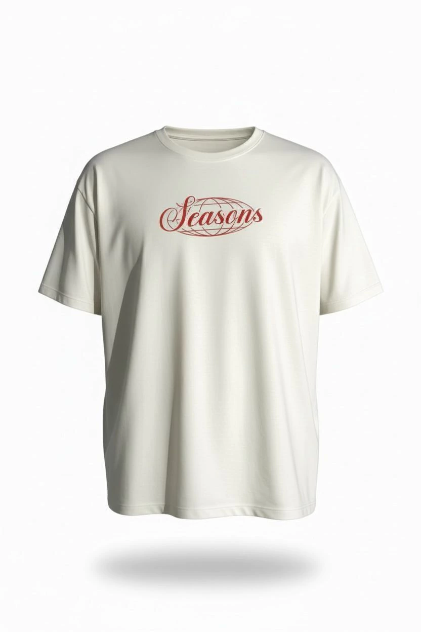 CAMISA OVERSIZE SEASONS CLUB MEMORIES OFF/RED